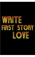 write first story love