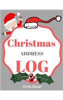 Christmas Address Log