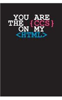 You Are the CCS on My HTML: 90 Days Weekly Planner and Work Diary (Undated) Coding Gift