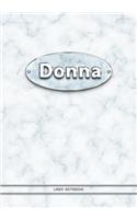 Donna - Lined Notebook