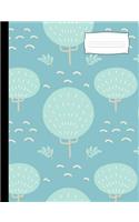 Scandinavian Trees: 200 page, College Rule Lined Notebook or Journal