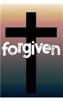 Forgiven: Christian Sermon Message Journal with Cross - Take Notes, Write Down Prayer Requests & More