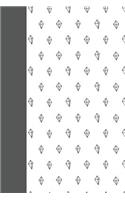 Notebook: Diamond Pattern Designed Cover: Dotted Grid, (6 X 9)