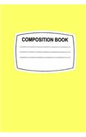Yellow Composition Notebook