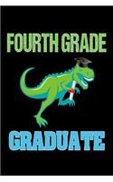 Fourth Grade Graduate: Cute T-Rex Grade 4 Graduation Gift Journal