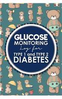 Glucose Monitoring Log for Type 1 and Type 2 Diabetes
