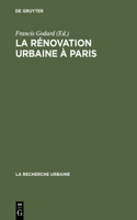 rénovation urbaine à Paris