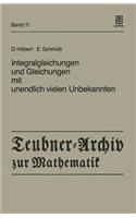 Integralgleichungen Und Gleichungen Mit Unendlich Vielen Unbekannten