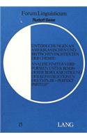 Untersuchungen an amerikanischen und britischen Fachtexten der Chemie