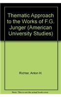 Thematic Approach to the Works of F.G. Junger