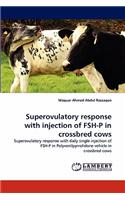 Superovulatory response with injection of FSH-P in crossbred cows