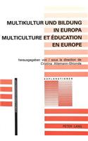 Multiculture Et Education En Europe