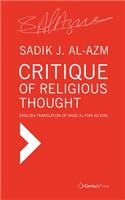 Critique of Religious Thought