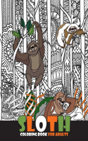 Sloth Coloring Book for Adults
