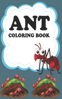 Ant Coloring Book: Ant Coloring Book For Girls