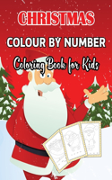 Christmas Colour By Number Coloring Book for Kids: A Mega Jumbo Christmas Holiday Color By Numbers Book for Kids Fun Stress Relief Beautiful Design for Girls Vol-1
