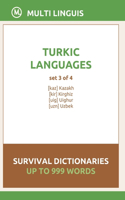 Turkic Languages Survival Dictionaries (Set 3 of 4): (Turkic Languages)