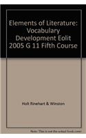 Elements of Literature: Vocabulary Development Fifth Course