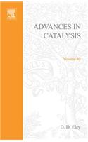 Advances in Catalysis