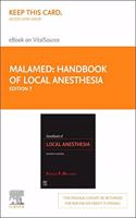 Handbook of Local Anesthesia Elsevier eBook on Vitalsource (Retail Access Card)