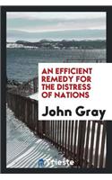 An Efficient Remedy for the Distress of Nations