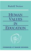 Human Values in Education: (Cw 310)