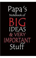 Papa's Notebook of Big Ideas & Very Important Stuff