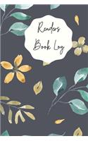 Readers Book Log: A Book Tracker To Record Books Read