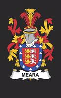 Meara: Meara Coat of Arms and Family Crest Notebook Journal (6 x 9 - 100 pages)