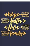 Hope Faith Love Family