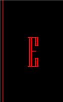 Monogram Letter E Journal