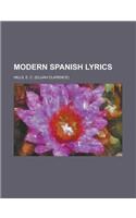 Modern Spanish Lyrics