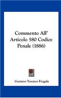 Commento All' Articolo 580 Codice Penale (1886)