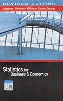 Bundle: Statistics for Business & Economics, Revised, 13th + Cengagenow with Xlstat, 1 Term (6 Months) Printed Access Card