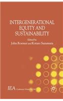 Intergenerational Equity and Sustainability