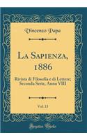 La Sapienza, 1886, Vol. 13