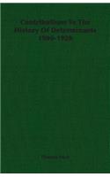 Contributions to the History of Determinants 1900-1920