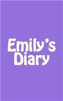 Emily's Diary: A 5 x 8 Blank Notebook(Journal, Notebooks)