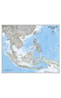 National Geographic Southeast Asia Wall Map - Classic - Laminated (38 X 32 In)