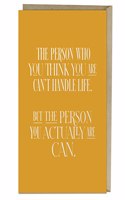 6-Pack  Elizabeth Gilbert for Em & Friends The Person You Actually Are Card