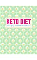 Keto Diet Food Log and Nutrition Tracker: Handy Daily Ketogenic Meal Planner - Weight Loss Journal and Healthy Living Diary - Low Carb Fitness Tracker and Wellness Notebook - Design Number 0