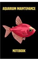 Aquarium Maintenace Notebook