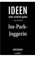 Notizbuch für Im-Park-Jogger / Im-Park-Joggerin
