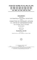 Legislative hearing on H.R. 4883, H.R. 4884, H.R. 4889, H.R. 4539, H.R. 3646, H.R. 5664, H.R. 3798, H.R. 3393, H.R. 3298, H.R. 3467, H.R. 3889, H.R. 3681, and H.R. 5684