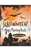 Halloween Magic Painting Book