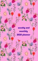 weekly and monthly 2020 planner