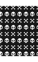 Skull Bones Notebook - Wide Ruled