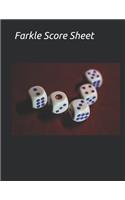 Farkle Score Sheet