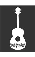 Blank Sheet Music For Guitar