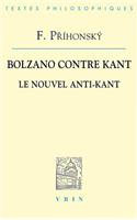 Bolzano Contre Kant